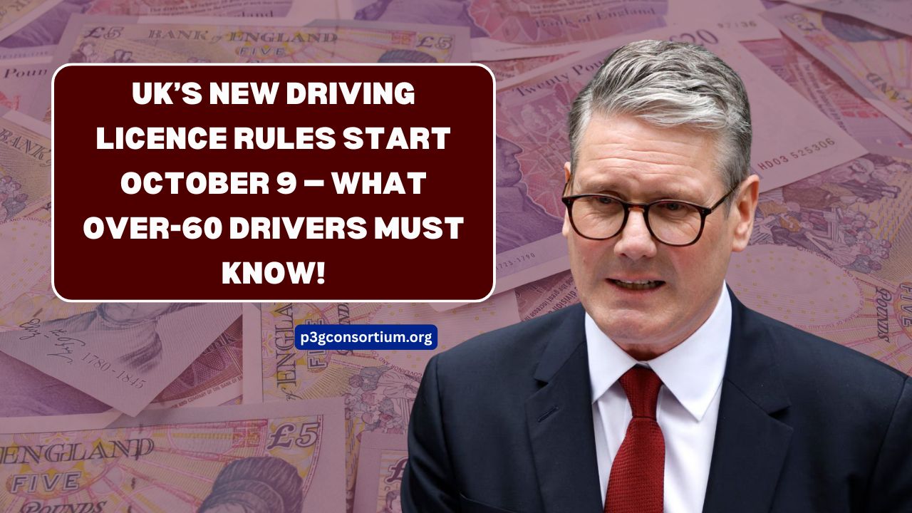 UK’s New Driving Licence Rules Start October 9 — What Over-60 Drivers Must Know!